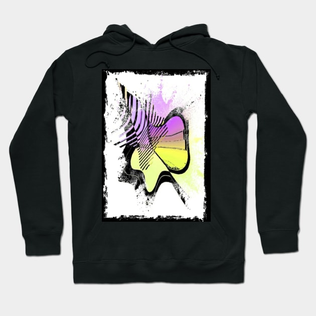 Colorful art splash Hoodie by SilverPixieArt